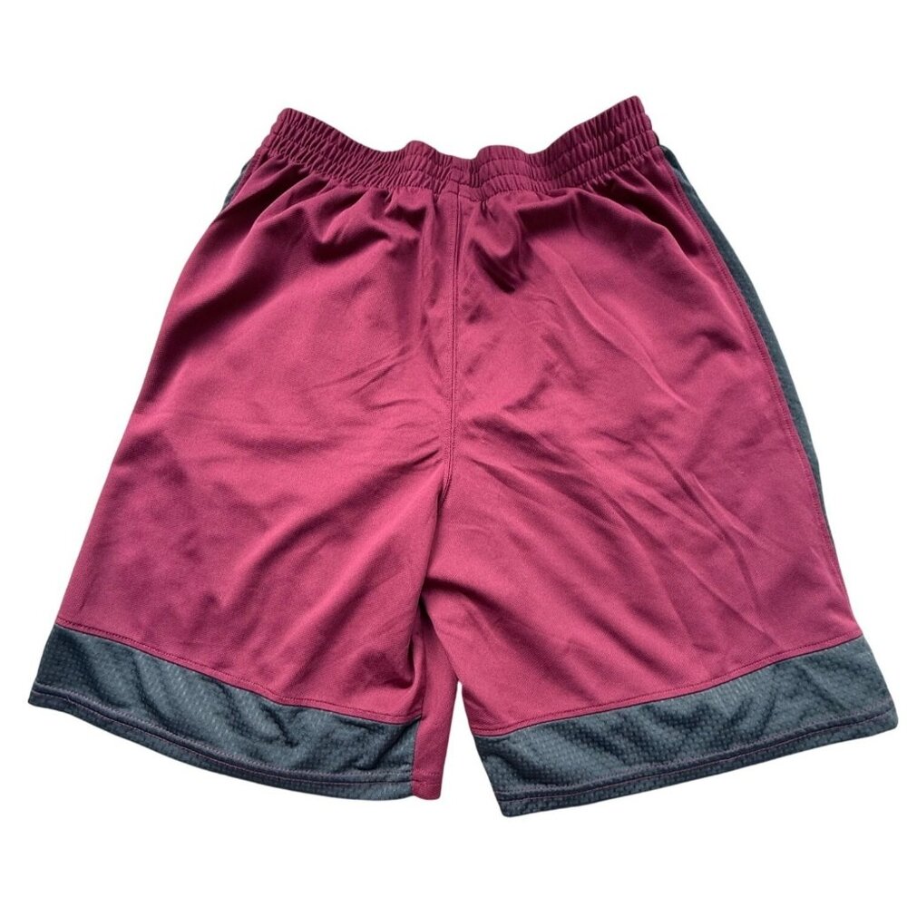 Iowa State Cyclones Maroon & Gray Athletic Basketball Shorts Youth XL 14/16 - Picture 4 of 15
